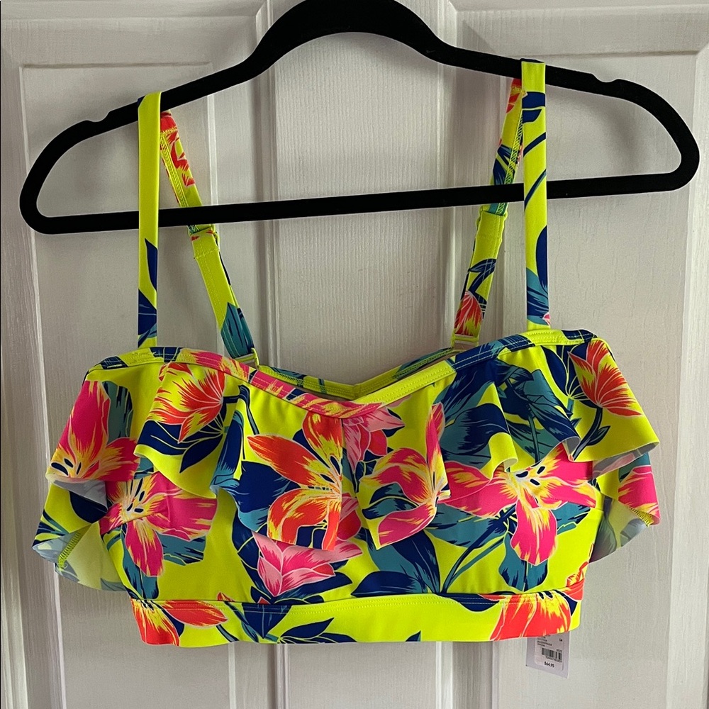 Cacique Bright Floral Bikini Top